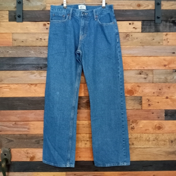 EUC Old Navy Loose Fit Denim Blue Jeans - 32x32 - Picture 5 of 10